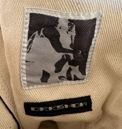 Rick Owens Black White Hightop Sneakers