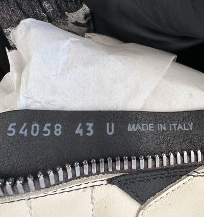 Rick Owens Black White Mega Bumper Geobaskets