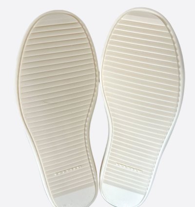 Rick Owens Black White Slip-On Low Top Sneakers