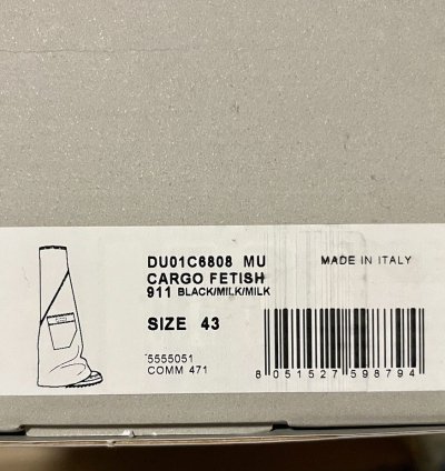 Rick Owens cargo fetish sneakers EDFU