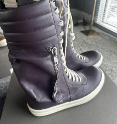 Rick Owens Cargobasket Amethyst milk