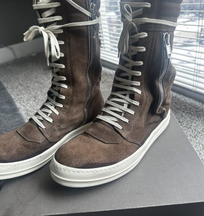Rick Owens cargobasket sneakers