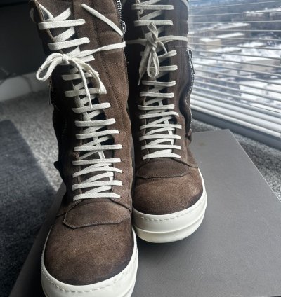 Rick Owens cargobasket sneakers