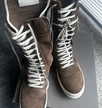 Rick Owens cargobasket sneakers