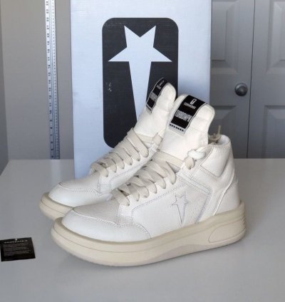 Rick Owens Converse TURBOWPN DRKSHDW Egret Cream White