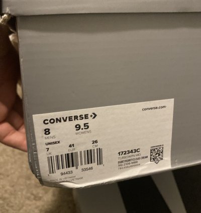 Rick owens cream TURBOWPN converse Mid