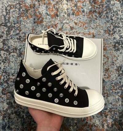 RICK OWENS DENIM SHOES - LOW SNEAKS