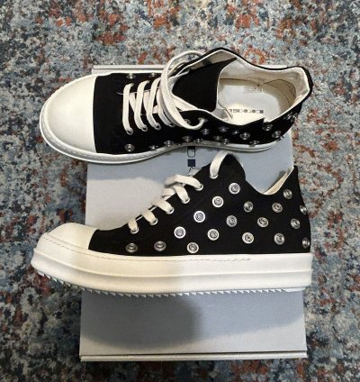 RICK OWENS DENIM SHOES - LOW SNEAKS