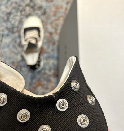 RICK OWENS DENIM SHOES - LOW SNEAKS
