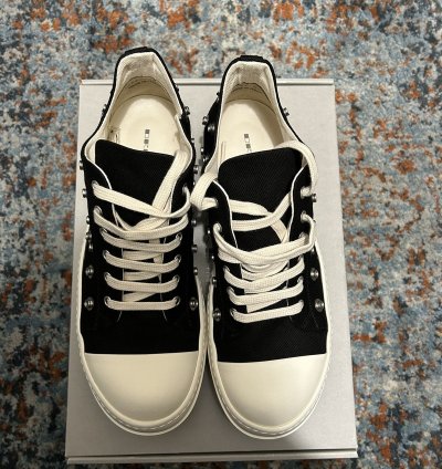 RICK OWENS DENIM SHOES - LOW SNEAKS