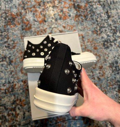 RICK OWENS DENIM SHOES - LOW SNEAKS