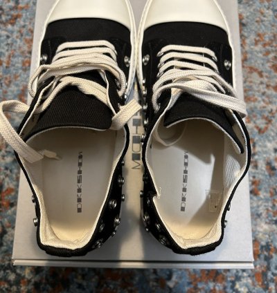 RICK OWENS DENIM SHOES - LOW SNEAKS