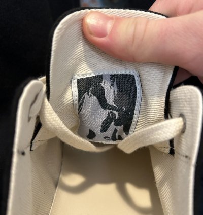 RICK OWENS DENIM SHOES - LOW SNEAKS
