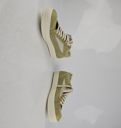 Rick Owens Dirty Acid Milk Vintage Low Top Sneakers New 41 5