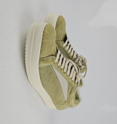 Rick Owens Dirty Acid Milk Vintage Low Top Sneakers New 42