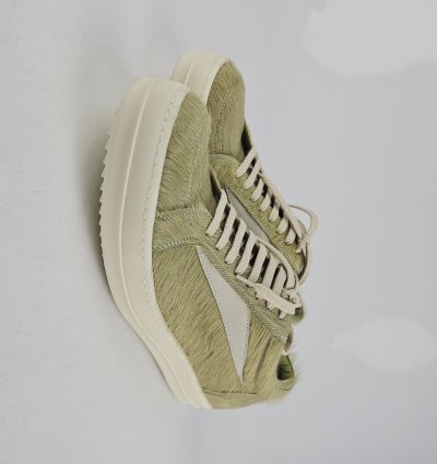 Rick Owens Dirty Acid Milk Vintage Low Top Sneakers New 44
