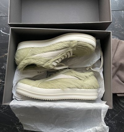 Rick Owens Dirty Acid Vintage Low Top Sneakers NEW sz 44
