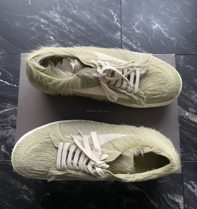 Rick Owens Dirty Acid Vintage Low Top Sneakers NEW sz 44