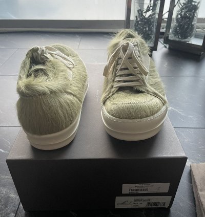 Rick Owens Dirty Acid Vintage Low Top Sneakers NEW sz 44