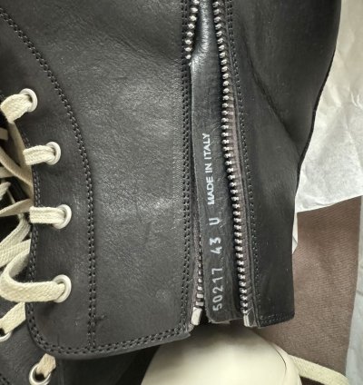 Rick Owens Double Bumber Leather Ramones Mainline