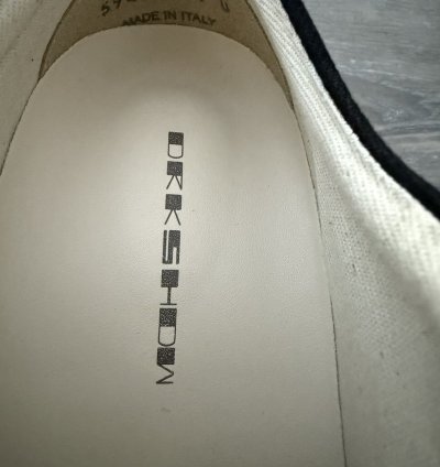 Rick Owens DrkShdw Black Vintage Sneakers black milk milk
