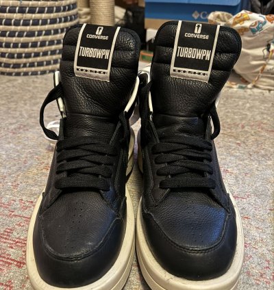 Rick Owens DRKSHDW Converse Turbopwn Mid