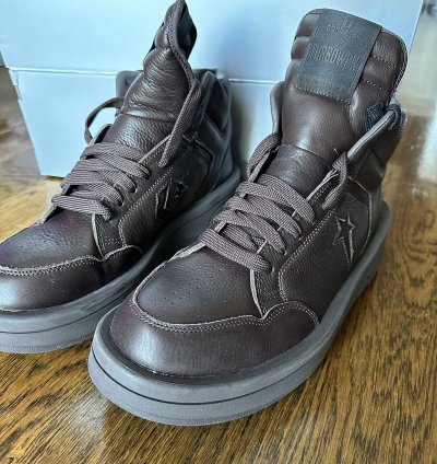 Rick Owens Drkshdw Converse Turbowpns Ox Blood 11 5 NEW