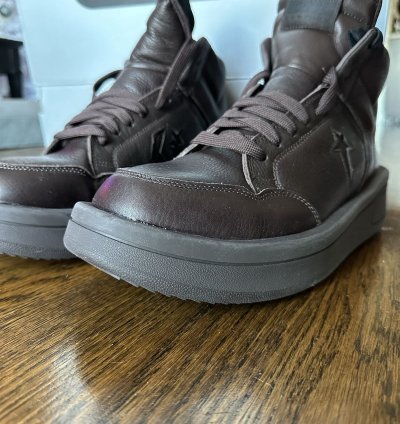 Rick Owens Drkshdw Converse Turbowpns Ox Blood 11 5 NEW