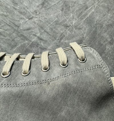 Rick Owens Drkshdw Denim Pearl Milk Low Sneaks