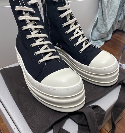 Rick Owens Drkshdw Double Bumper Ramones