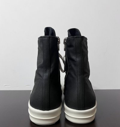 Rick owens drkshdw fw14 waxed ramones high top sneakers