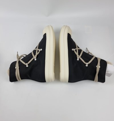 Rick Owens DRKSHDW Hexa Black High Top Sneakers New 44