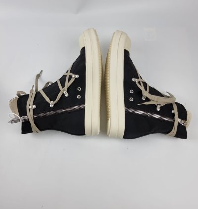 Rick Owens DRKSHDW Hexa Black High Top Sneakers New 44