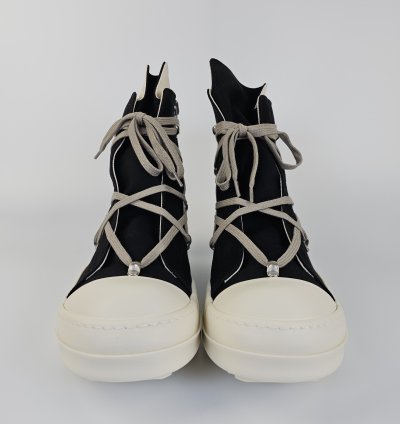 Rick Owens DRKSHDW Hexa Black High Top Sneakers New 45 5