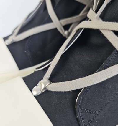 Rick Owens DRKSHDW Hexa Black High Top Sneakers New 46