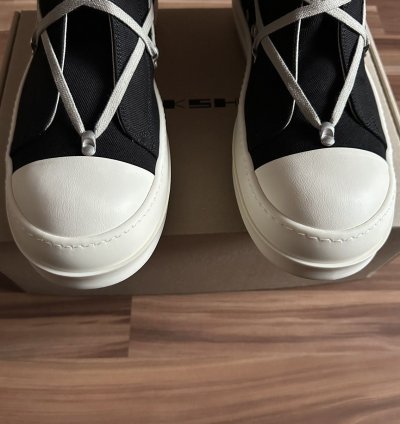 Rick Owens DRKSHDW Hexa Lace Ramones High Top Sneakers