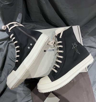 Rick owens drkshdw hexagram ramones hi-top size43