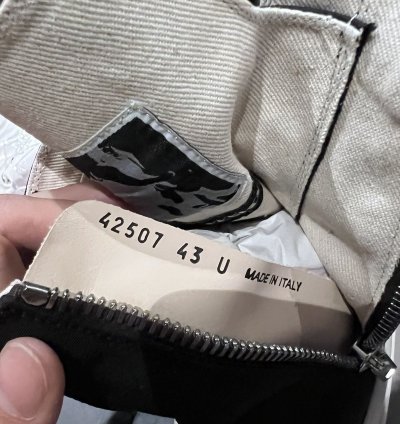 Rick owens drkshdw hexagram ramones hi-top size43