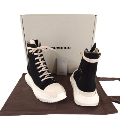 Rick Owens DRKSHDW High-Top Abstract Pentagram Sneaker 11