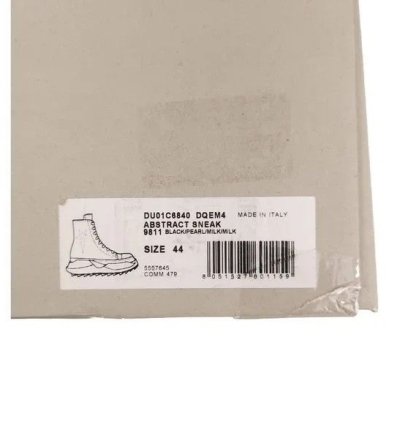 Rick Owens DRKSHDW High-Top Abstract Pentagram Sneaker 11