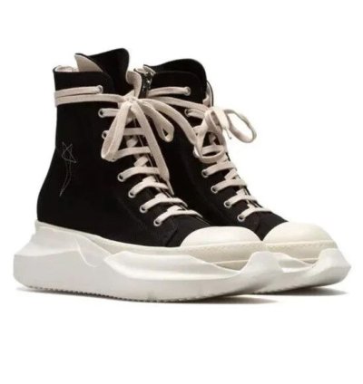 Rick Owens DRKSHDW High-Top Abstract Pentagram Sneaker 11