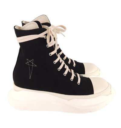 Rick Owens DRKSHDW High-Top Abstract Pentagram Sneaker 11