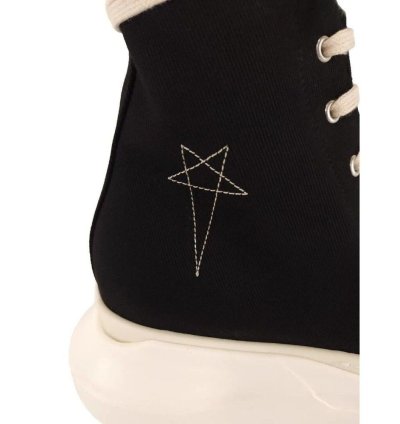 Rick Owens DRKSHDW High-Top Abstract Pentagram Sneaker 11
