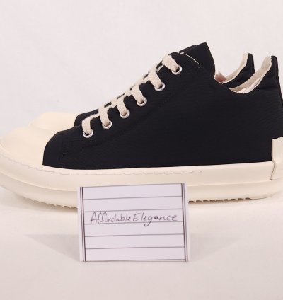 Rick Owens DRKSHDW License Plate Low Sneaks 40 5 M7 5 W10 5