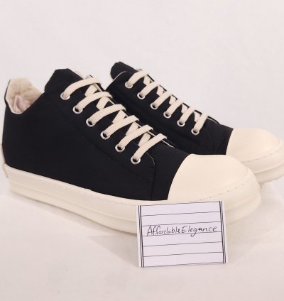 Rick Owens DRKSHDW License Plate Low Sneaks 40 5 M7 5 W10 5