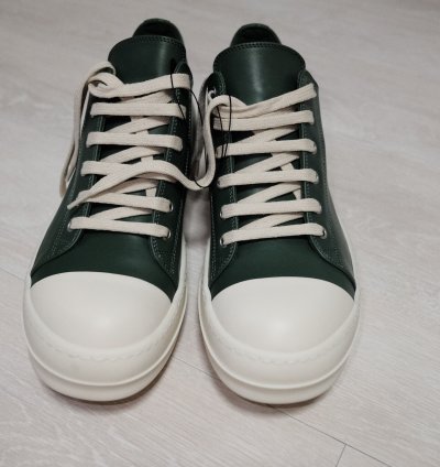 Rick Owens DRKSHDW Low Ramones green