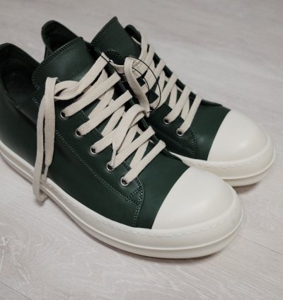 Rick Owens DRKSHDW Low Ramones green