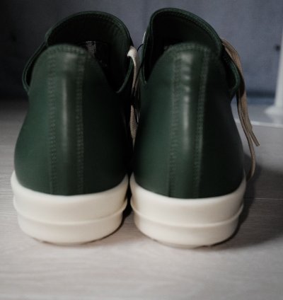 Rick Owens DRKSHDW Low Ramones green