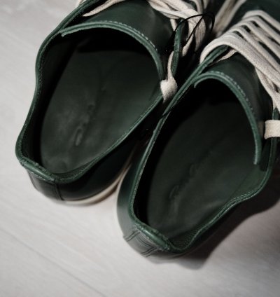 Rick Owens DRKSHDW Low Ramones green