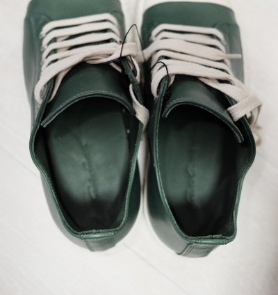Rick Owens DRKSHDW Low Ramones green